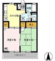 ネオアミューズ Aの間取り画像