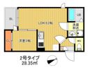 R-smart 九産大前Ⅲの間取り画像