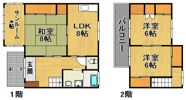 百道3丁目戸建の間取り画像