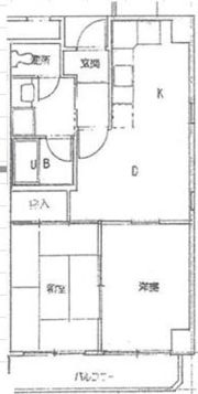 クレイドルてんいの間取り画像