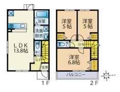 原一丁目戸建 B棟の間取り画像