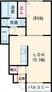 パンプトンコート（Pampton Court)Ⅰの間取り画像