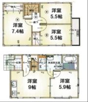 グランソフィア松伏 Aの間取り画像