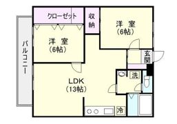 ウインズマンションの間取り画像