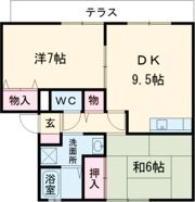 シャンピア平城の間取り画像