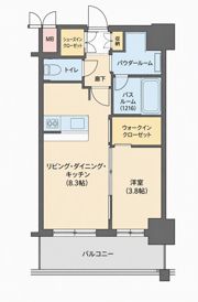 エステムコート大阪オリエンスの間取り画像