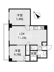 シャンボール相模原の間取り画像