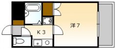 コーポワタナベ（水道料無料）の間取り画像