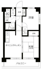 エーデルハイム155の間取り画像