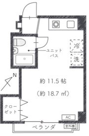 ロイヤル河原町五条の間取り画像