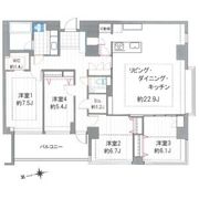 グランディオール芦花の間取り画像