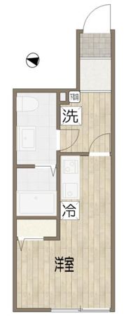 ベイルーム新子安の間取り画像