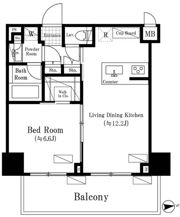 オアーゼ新宿西落合レジデンスの間取り画像