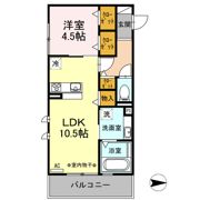 豊田パライソ Hの間取り画像