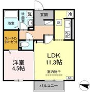 レゾン バージェの間取り画像