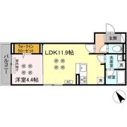 D-ROOM香住ヶ丘公園Ⅱの間取り画像