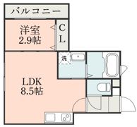 LA－CHIC武の間取り画像