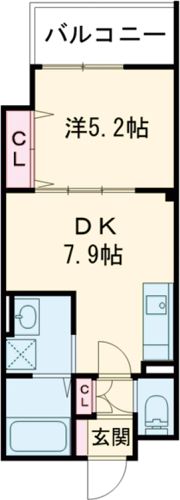クリエオーレ中野の間取り画像