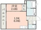 LA－CHIC武の間取り画像