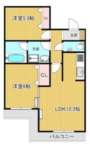 ランビニオンの間取り画像