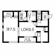 ルミエール的場の間取り画像
