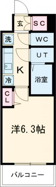 ファステート東大阪アダマスの間取り画像