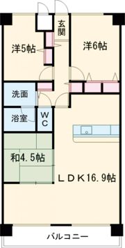 パサージュ彦根の間取り画像