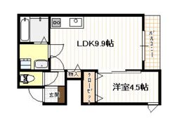 メゾン・エール・石内の間取り画像