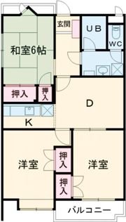 グリーンテラス鹿谷の間取り画像