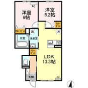 アロモント B棟の間取り画像