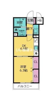 GRASS SQUARE 八番館の間取り画像