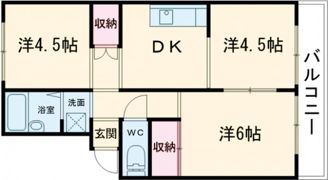 ライズィングマンションCの間取り画像