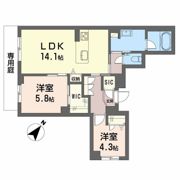 シャーメゾン大浦の間取り画像