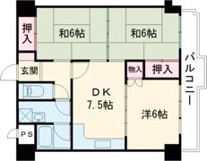 GreenResidence長浜の間取り画像
