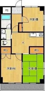 グランディール藤清 弐番館の間取り画像