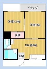ハイツいずみの間取り画像