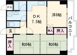 GreenResidence長浜の間取り画像