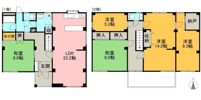 有安貸家 戸建の間取り画像