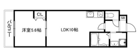 ソリティア梅小路の間取り画像