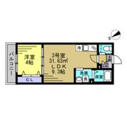 レアリゼ松戸の間取り画像