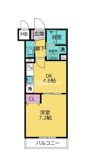 GRASS SQUARE 八番館の間取り画像