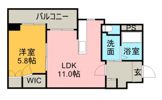 西蟹屋K．Kの間取り画像