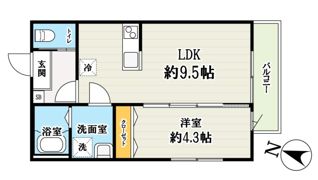 グラン・キャメル東宮原の間取り画像