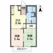 チーサー富田 Aの間取り画像
