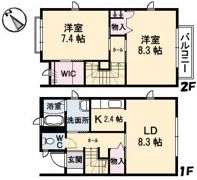 パルモ長束 C棟の間取り画像