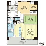 ライオンズマンション門前仲町古石場第2の間取り画像