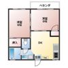庄司ハイツUの間取り画像