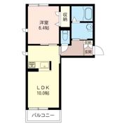 フルールII番館の間取り画像