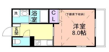 ソルセーナ梅原B棟の間取り画像
