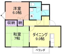 コーポ瀧川の間取り画像